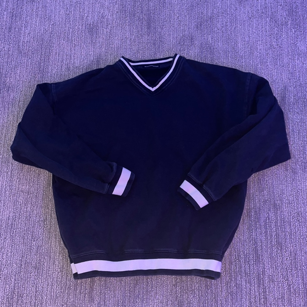 Oversized Varsity Crew Neck